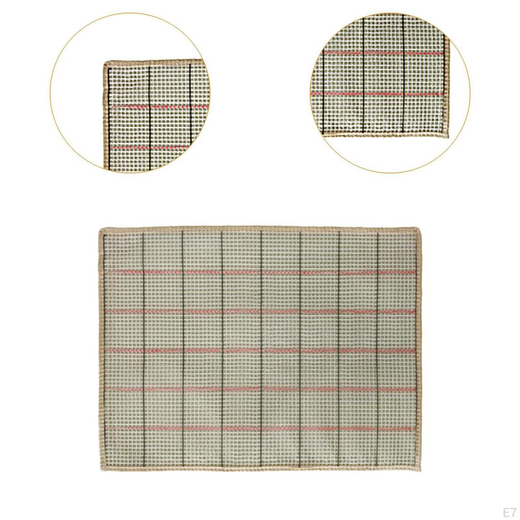 Knüpfhaken Netzherstellung Rohling Kissen Knüpfen für Boden Sofa Sitzkissen