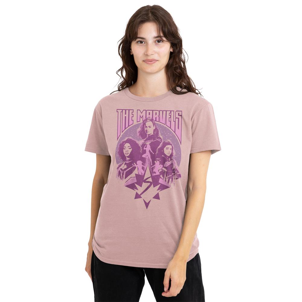 The Marvels Womens/Ladies Quantum Heroes T-Shirt
