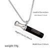 Mindfulness Breathing Necklace Stop Smoking Aids Fidget Round Mouth Anti Vaping Necklace for Natural Calm & Stress Relief