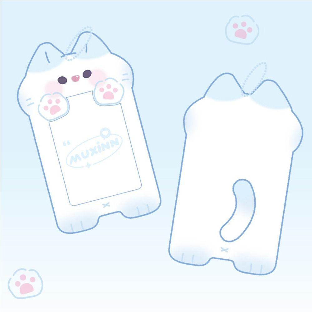 

Мультяшный корейский стиль, рукав для карт, хомяк, автобус, держатель для карт, корейский идол, держатель для фотокарт, открытый Cat