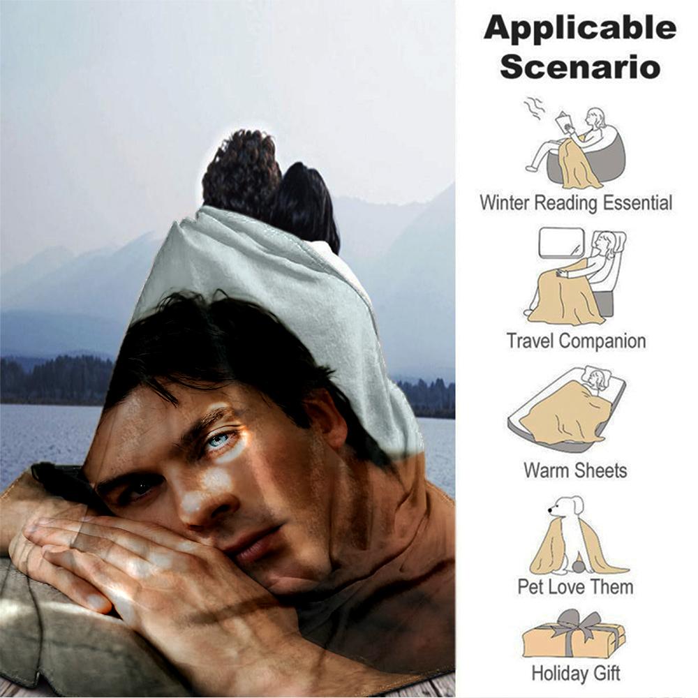 Sunlit Reflections Blanket Soft Throw Blanket For Home Bedroom Bed Sofa Travel Office Solid Christmas Blanket