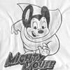 Mighty Mouse Unisexowy T-shirt dla dorosłych Mighty Sketch
