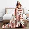 New Year Plaid & Pattern Flannel Blanket Winter Super Warm Bedding Throws for Kids Bedroom Street Trend Bedspread Sofa Bed Cover
