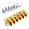 Edelstahl Taco-Halter Ständer Taco-Platte Frittiertes Essen Kühlung Abtropfschale Gestell Pfannkuchen Aufbewahrungsregal Pizza Pie Präsentationsständer