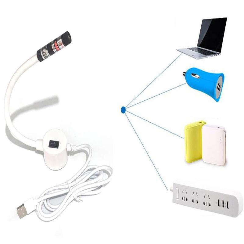 Usb Red Laser Positioning Light Infrared Working Lamp Cutting With Magnetic Base Dc5V Line/Cross Sewing Machine Accessories