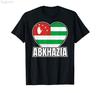 ZX 100 Cotton Circassian Abkhazia Flag of Abkhazia MEN WOMEN Hip Hop T Shirts Size XS5XL