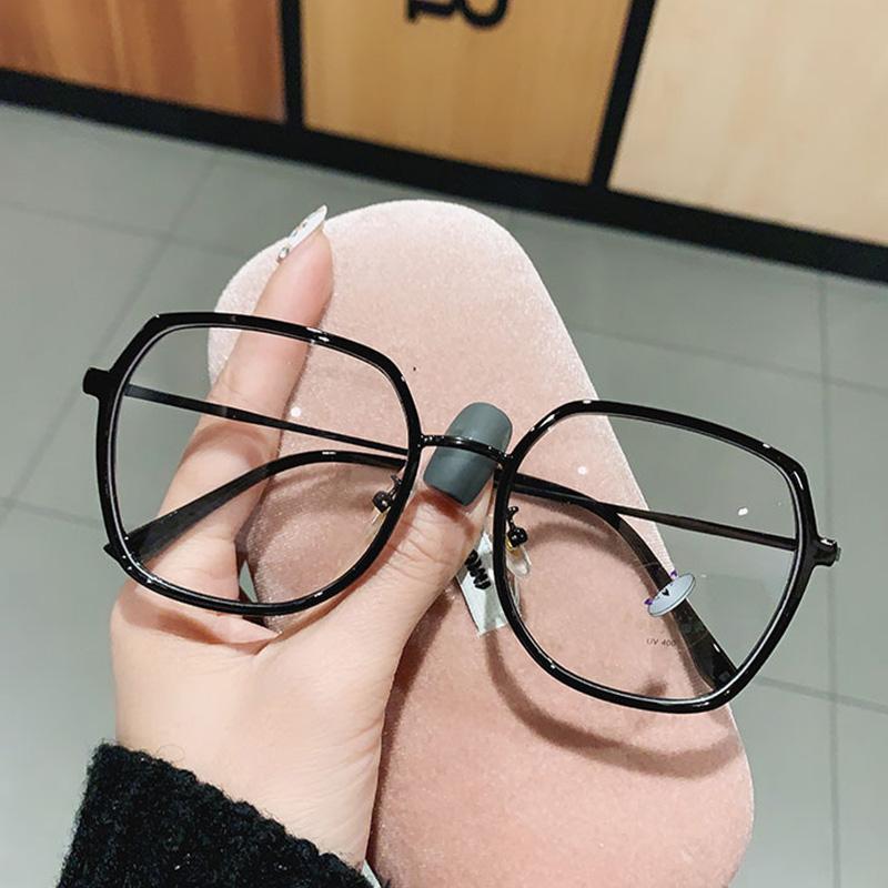 New Brand Beige White Green Round Transparent Anti Blue Light Glasses Frame Vintage Korean Women Eyeglasses