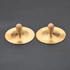 1 Pair Hand Cymbal with Knobs 3.5 In Finger Cymbal Kid Percussion-Instruments Musical Toy for Boy Girl Playing