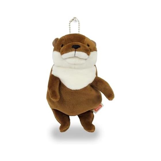 Shinada Global Mochi Series Mochi Kawaso Brown (mini) 7514cm Stuffed Otter Animal MOKW-0088B