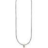Love Pendant Necklace Women'S Light Luxury Niche Plain Chain Bare Chain Copper Plated 18K Real Gold Fashion High Sense Neck Chain