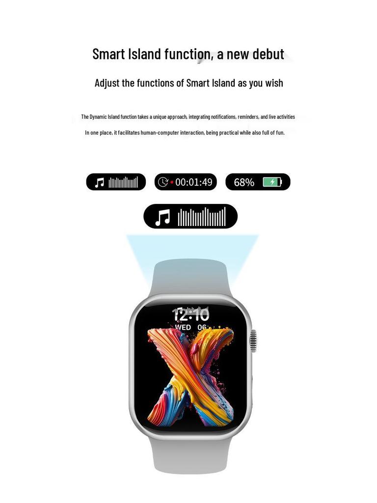 Huaqiangbei Watch10 S11: Premium Bluetooth Smartwatch with NFC, Alipay, Calls, and Sports Features.