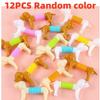 Cute 6/12PCS Stretchable Dog Toy Telescopic Spring Animals Sensory Stress Relief Durable Squeeze Interactive Pet Puzzle Toy