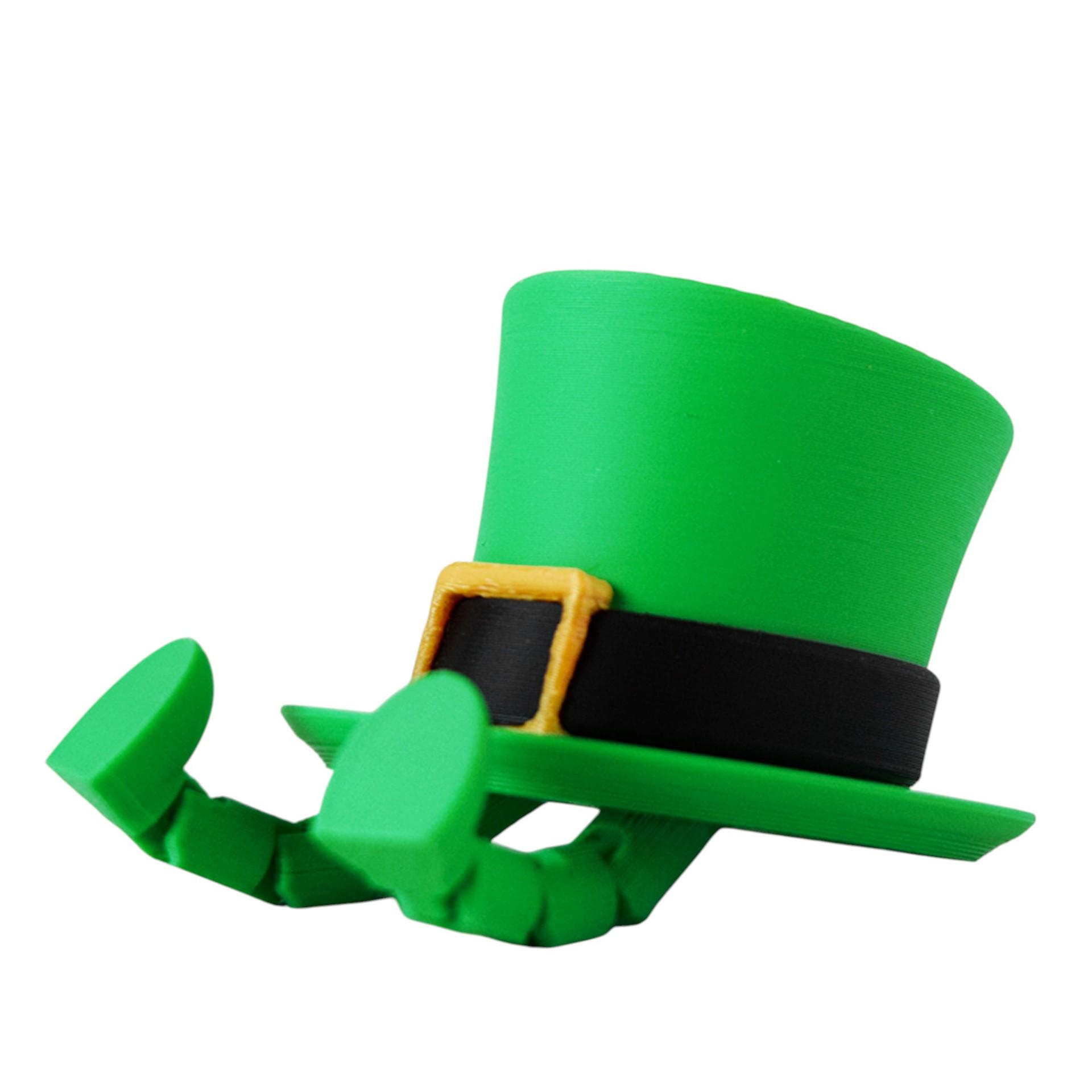 

3D Printed Saint Patrick s Day Hat Desktop Decoration Green