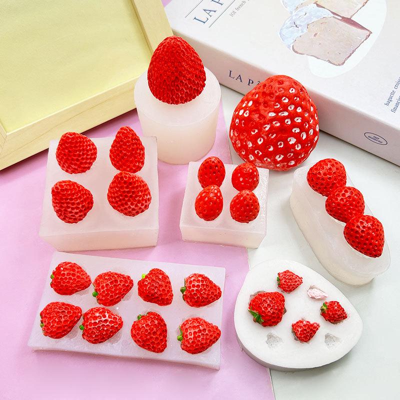 3D Berry Squeeze Mold for Cake & Soap Decorations