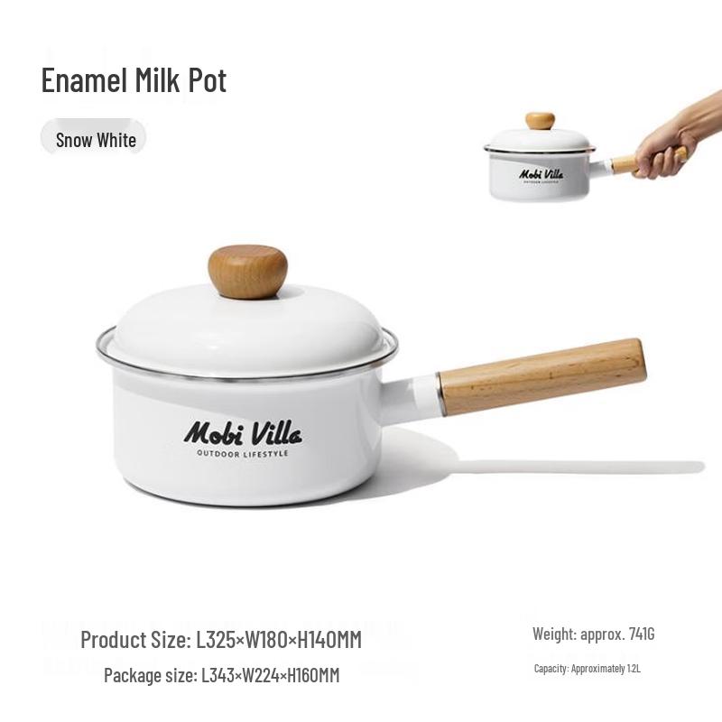 MOBIGARDEN Feast Enamel Frying Pan