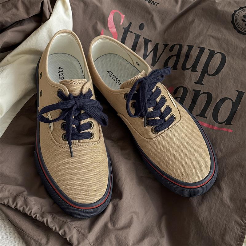 

Men s Shoes Casual Flats Canvas Sneakers Women Outdoor Solid Color Shallow Sports Shoes Tennis Footwear Lace Up Vulcanize Shoe 39 синій