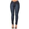 Jeans Slim Fit High Waist Denim Pull-on Skinny Jeans for Daily Life