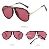 Stylish Unisex Pilot Sunglasses With Large Frame For Women Men Various Face Shape And Outfit For Casual Formal Event