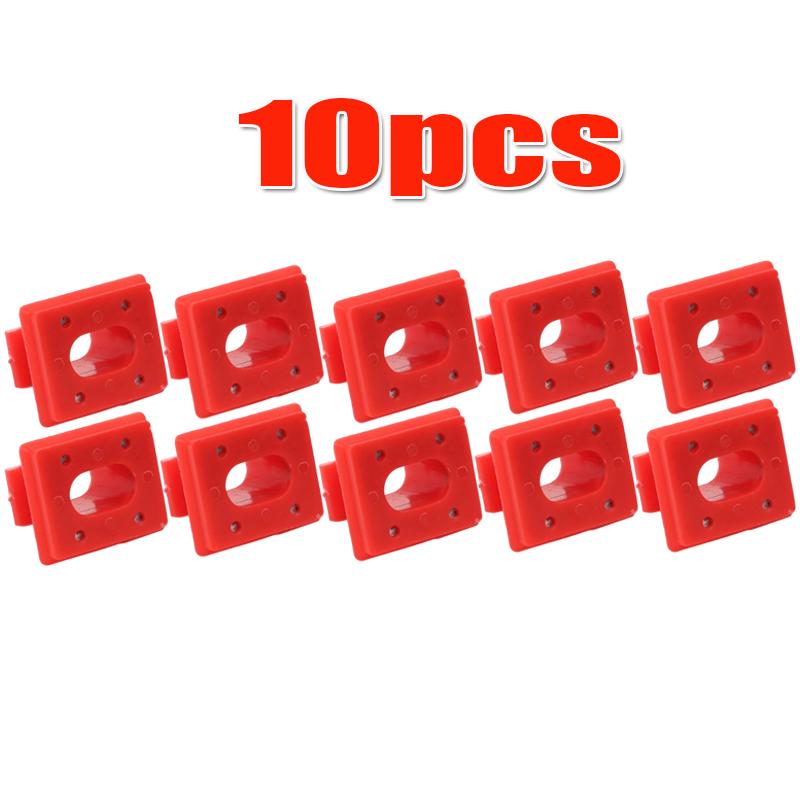 For BMW Interior Dashboard Trim Clip Kit Automotive Fastening ClipsRed Insert Grommet Panel Retaining Clips 5/10/20pcs