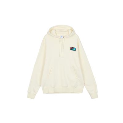 Nike Club Fleece Patch Pullover Hoodie Men Hoodies Coconut-Milk FB8440-113