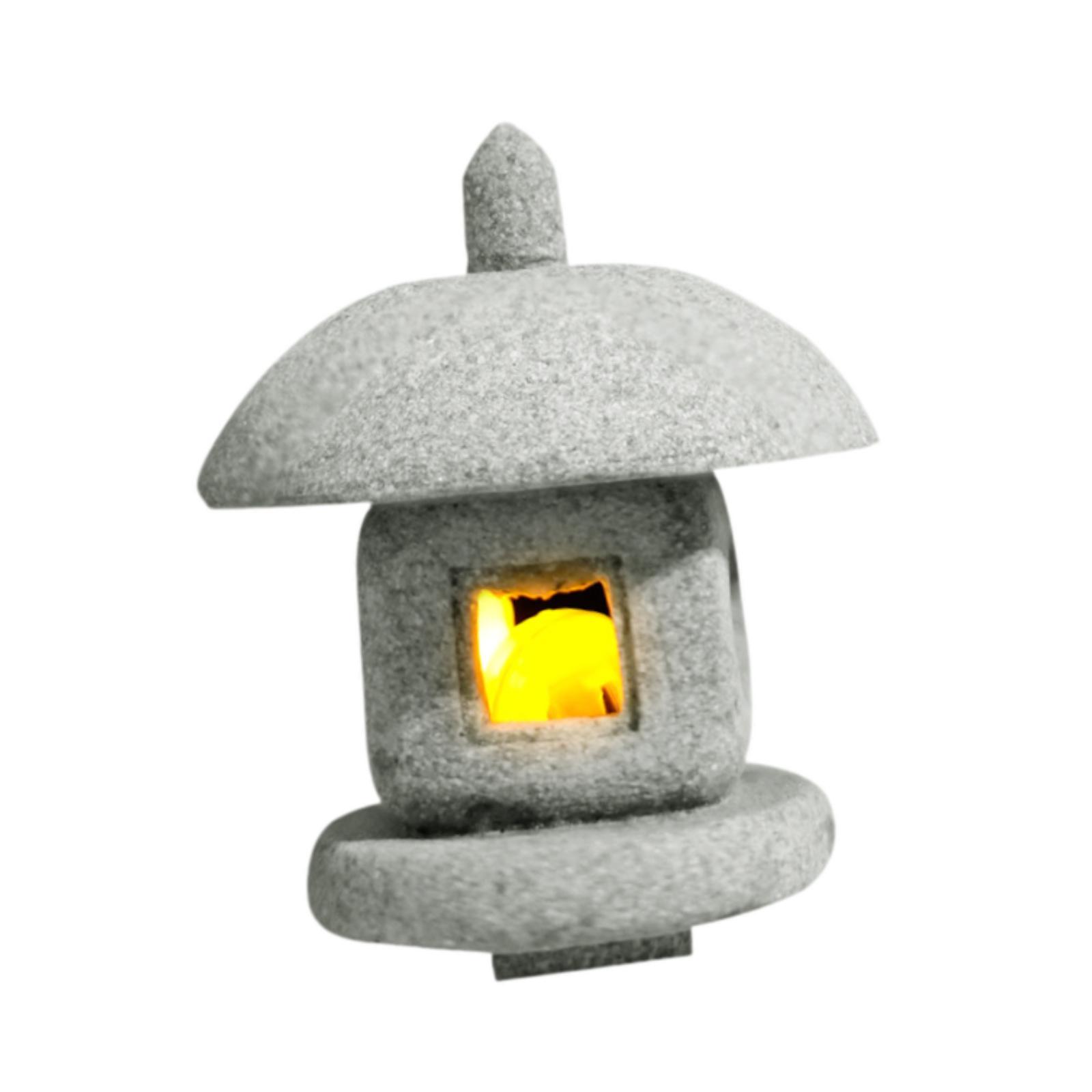 

Миниатюрная фигурка пагоды, декор для аквариума с подсветкой, декоративный бонсай