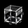 Acrylic Transparent Terrarium Enclosure Assembly Kit For Insects Reptiles Pets Home Display For Hobbyists Kids Birthday Gift