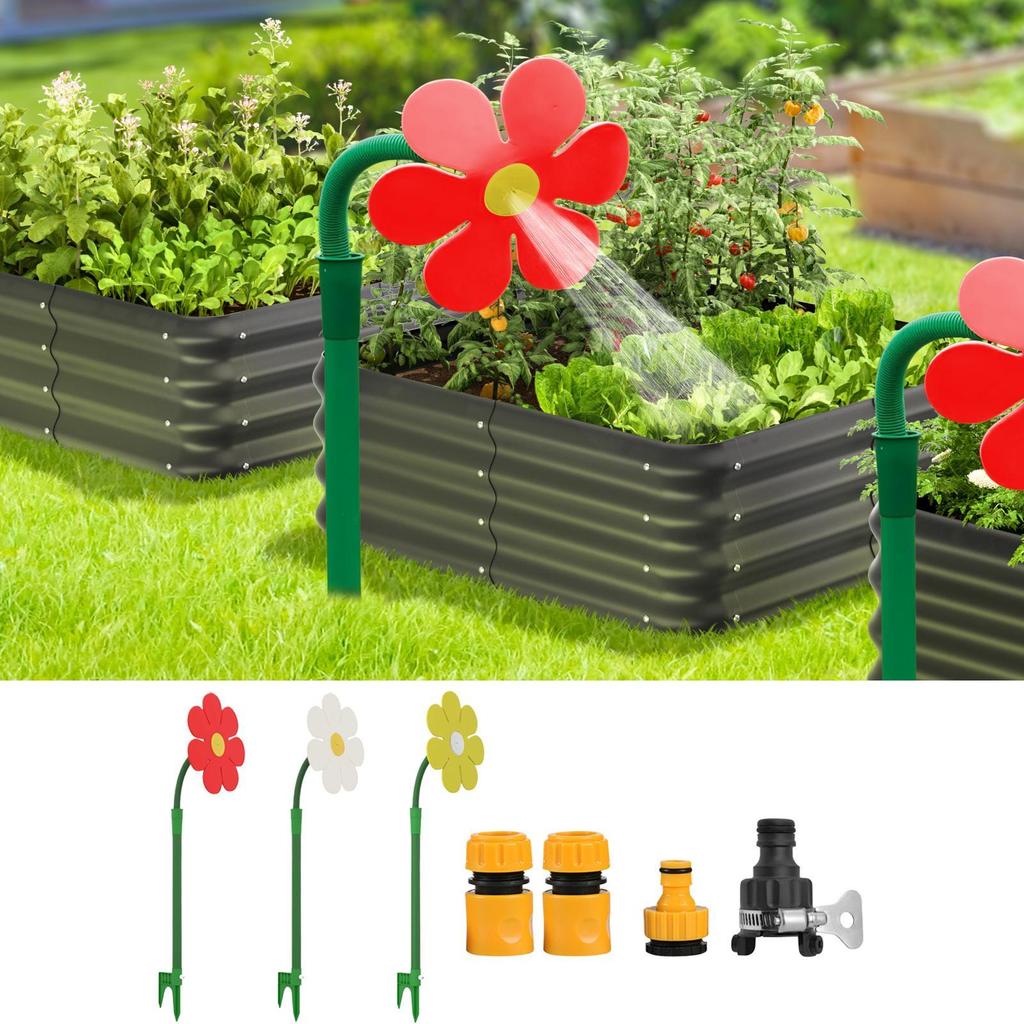 Garden Sprinkler Stake Lawn Water Sprinkler 360 Degree Rotating Yard Irrigation System For Watering Playing Farm Irrigation