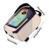 Waterproof Bike Front Frame Bag with TPU Touch-Screen Sun-Visor and Rain Cover - Cycling Storage and Phone Holder for Bicycles