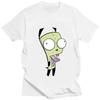 Kawaii Invader Zim Graphic TShirt Happy Hug Ready Zim Image Cute Cartoon T Shirt Unisex Women Retro T Shirt Oversized T Shirt