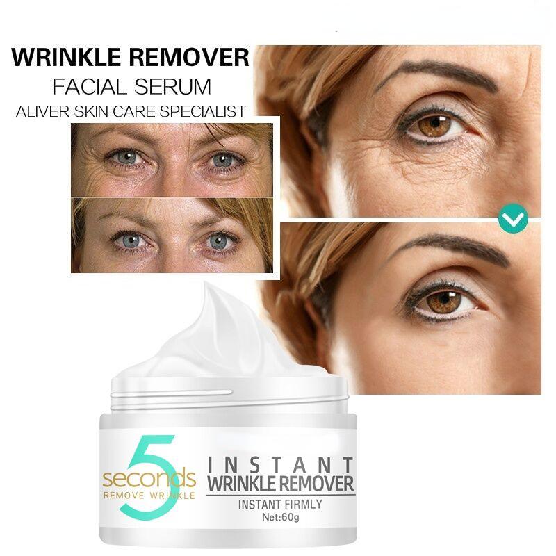 5 Seconds Wrinkle Remover Instant Firmly Anti Aging Moisturizing Remove Fineline Face Cream Beauty Skin Care