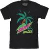 Unisex T-shirt Tee Luv Men's MTN Dew Baja Blast Shirt - Tropical Mountain Dew Soda Graphic Tee