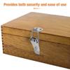 Spring Loaded Toggle Latch Stainless Steel Toggle Lock Padlock Hole Cabinet Wooden Case Toolboxes Chest Trunk Heavy Duty Luggage