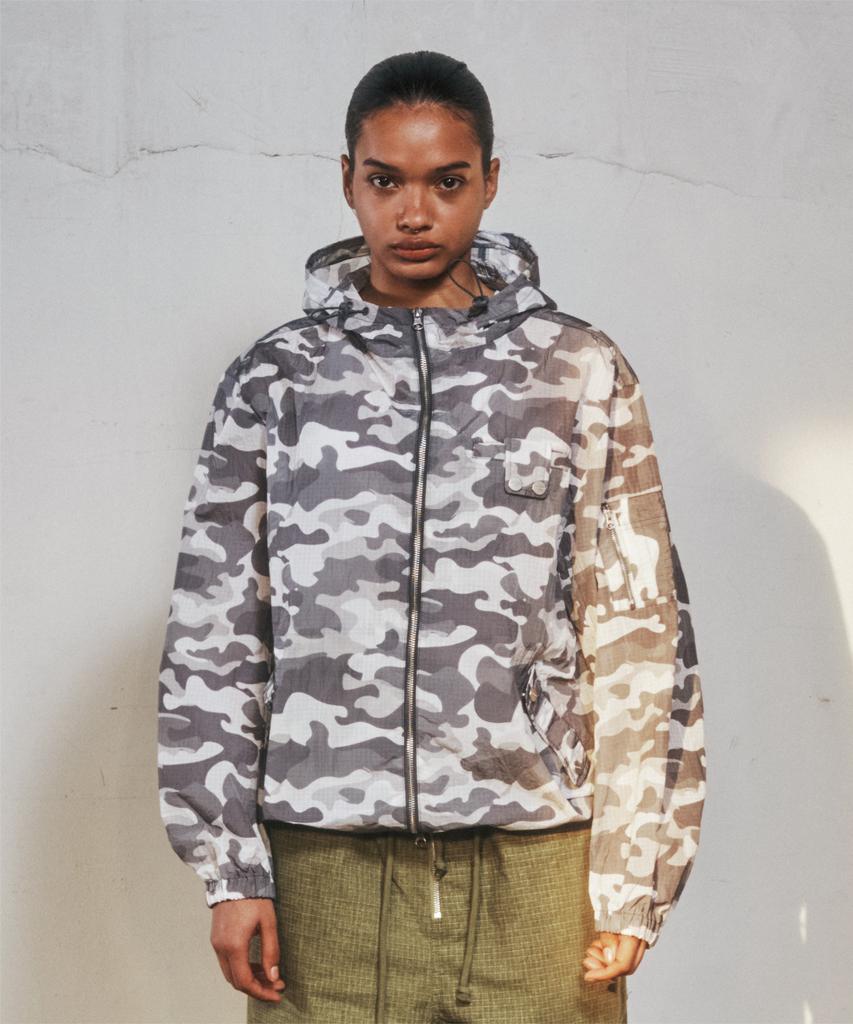 Thevinylhouse Ribstop Sheer Windbreaker Camo