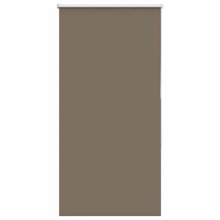 VidaXL Blackout Roller Blind Coffee 75x130cm Fabric Width 70.7cm, Day and Night Blind, Kitchen Blind, Blind 4010967