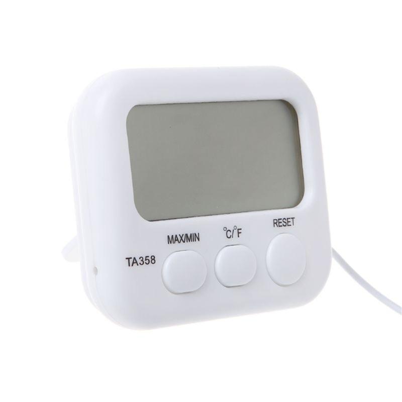 Digital Aquariums Water Thermometers with Large LCD Screen For Easy Fish Tanks Water Temperature Monitoring