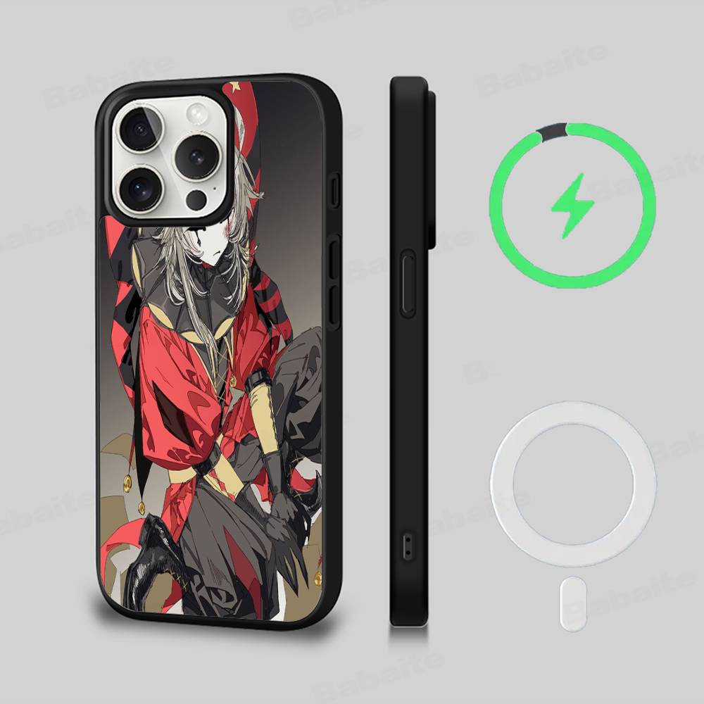Anime The Freak Circus Pierrot Phone Case For IPhone 13 14 15 11 12 16 17 Pro Max Plus For Magsafe Magnetic Shell