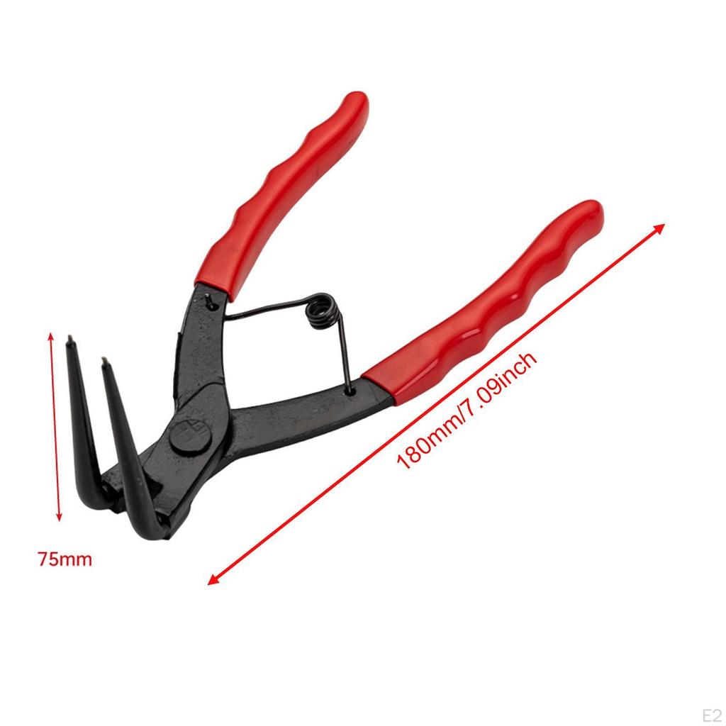 Snap Ring Pliers,Spring Loaded Pliers,Comfortable Grip Nonslip Handle Remover,Internal Circlip