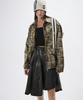 Rssc Dyed Check Zipup Jacket - Khaki