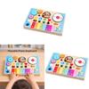 Wooden Childrens Educational Piano With Led Lights And Switch For Early Learning Fun
