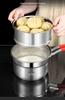 Stainless Steel Non-Stick Milk & Baby Food Pot, Food Grade, Thickened for Steaming, Cooking, Noodles, & Soup.