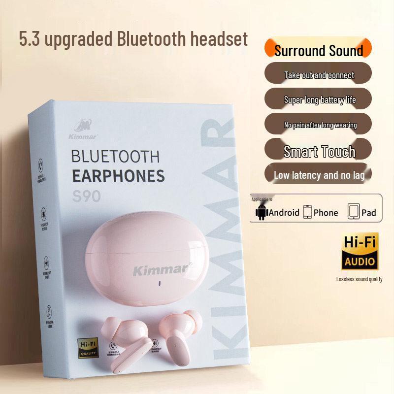 High-Quality In-Ear Noise-Cancelling Bluetooth Earphones with Long Battery Life for Android, Xiaomi, and Apple.