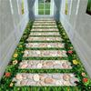 Blume 3D Stereoskopische Landschaft Teppich Rutschfest Verschleiß Wohnzimmer Eingang Schlafzimmer Flur Allgemeine Heimdekoration