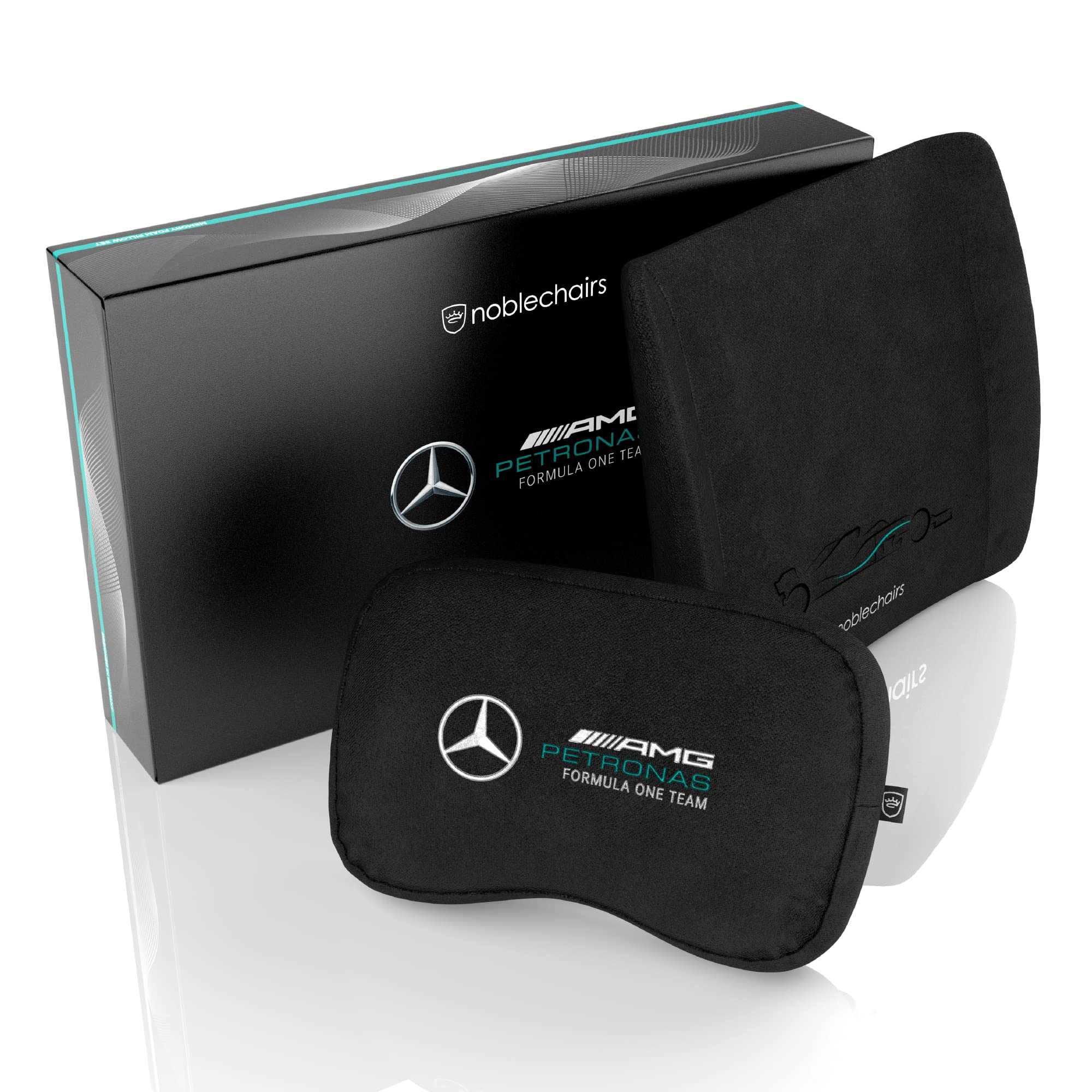 

noblechairs Memory Foam Cushion Set Petronas Formula One Team Edition - Mercedes-AMG NBL-SP-PST-012 чёрный