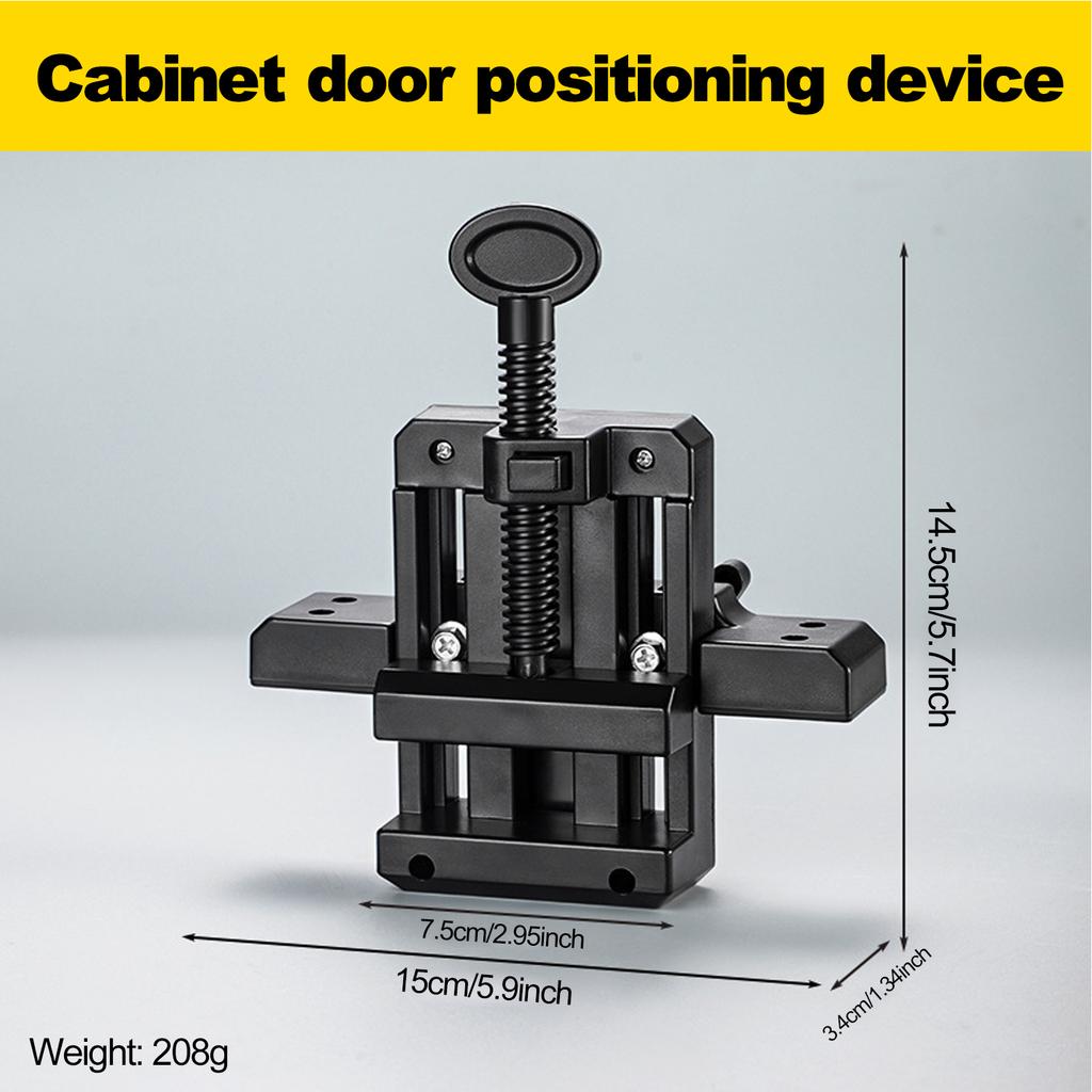 Clemă de instalare a cadrului dulapurilor de podea Mini braț de susținere din plastic ABS Diga de montare a ușii dulapului multifuncțional pentru instalarea ușii ascunse
