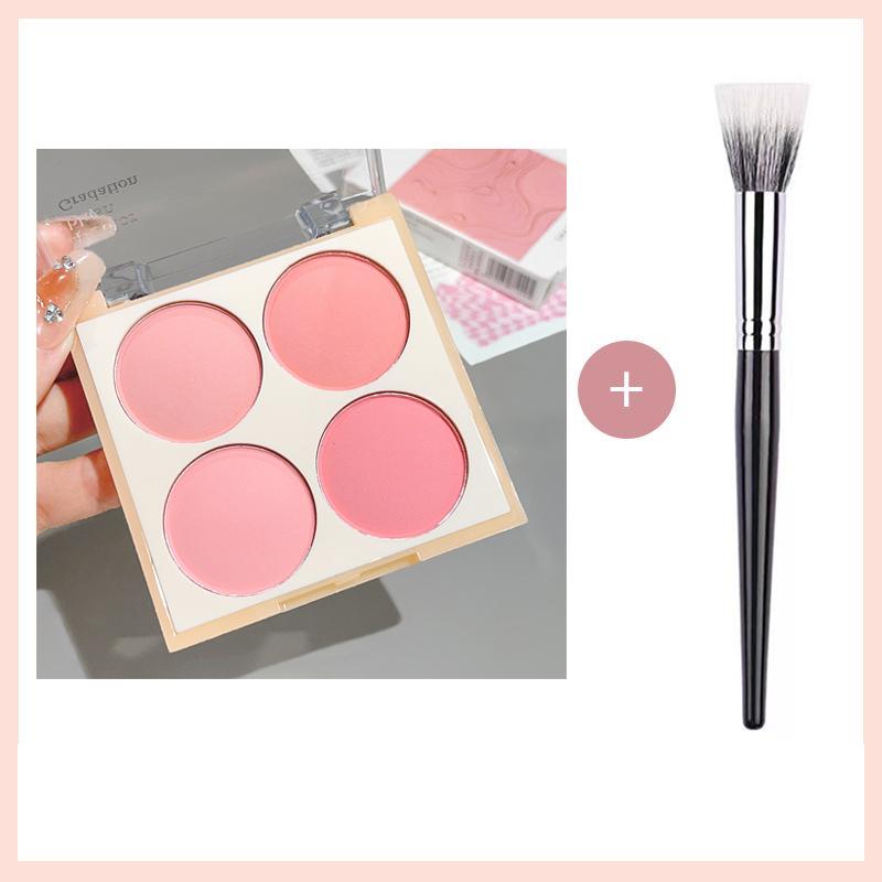 Korean four- blush,ice cream ,low-saturation pink/blue/purple,naturally brightening & contouring,perfect holiday gift