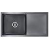 Handcrafted Kitchen Sink Black Stainless Steel