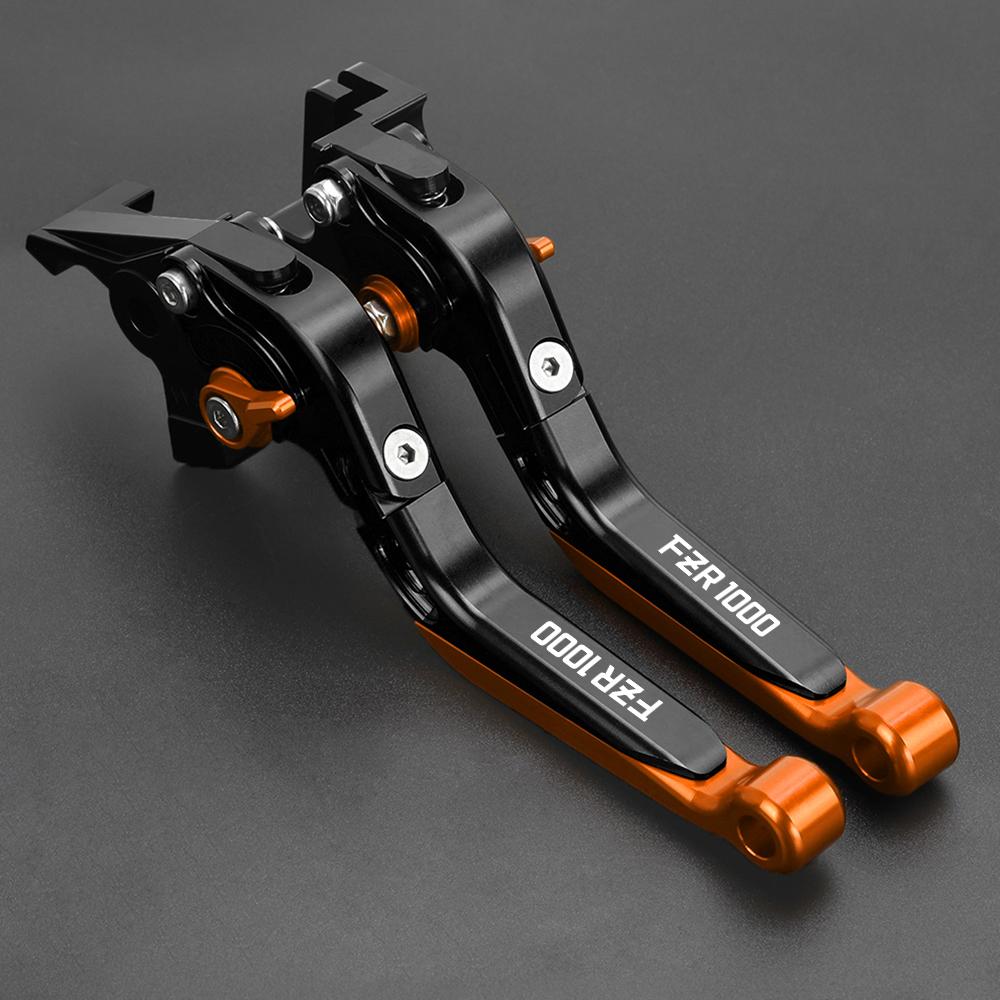 FZR 1000 GENESIS Motorcycle Adjustable Brake Clutch Levers Handlebar Grips Motorbike FOR YAMAHA FZR1000 FZR1000GENESIS 1987