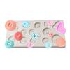 Silikon-Knopfformen für Kuchen, DIY-Fondant, Schokolade, Kekse, Eiscreme, Silikonform für Fondant, Bonbons, Back- und Dekorationswerkzeug