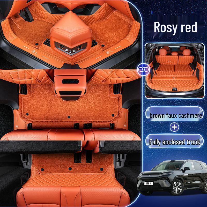Floor Mats for 25 BYD Tang L Models - Custom-Fit, Modified Interior Mats for Tang L DMI and EV