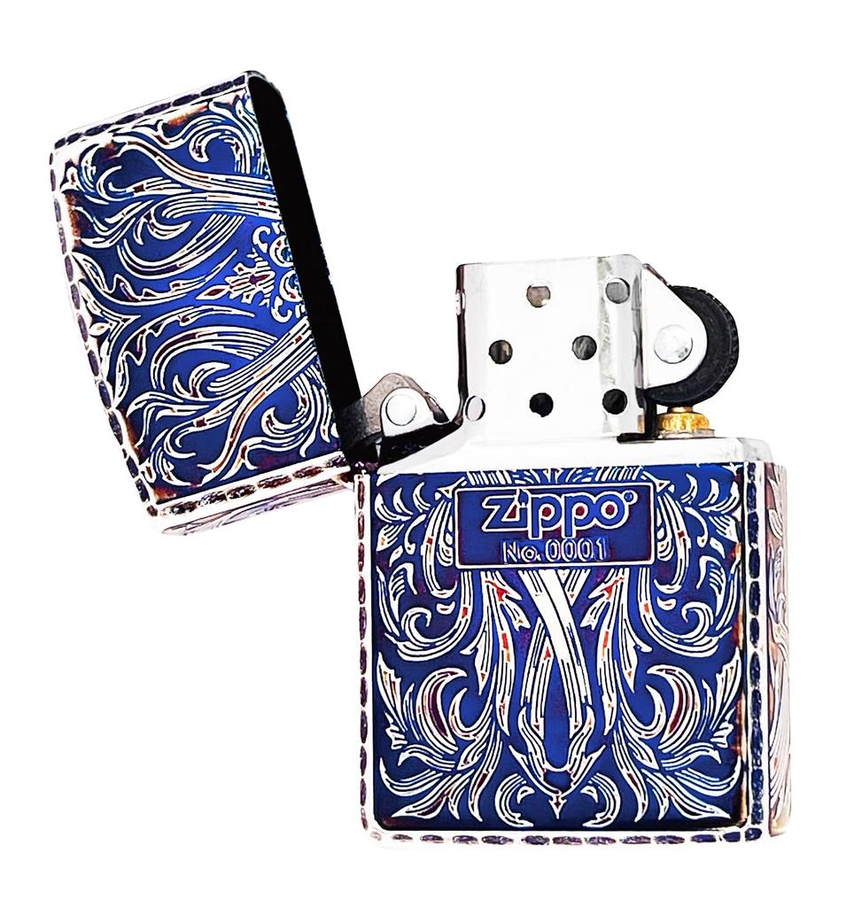 ZIPPO Box Armor Limited Edition Serial Number Arabesque 162GI-luxury3 [Premium Included] (Aurora Silver)